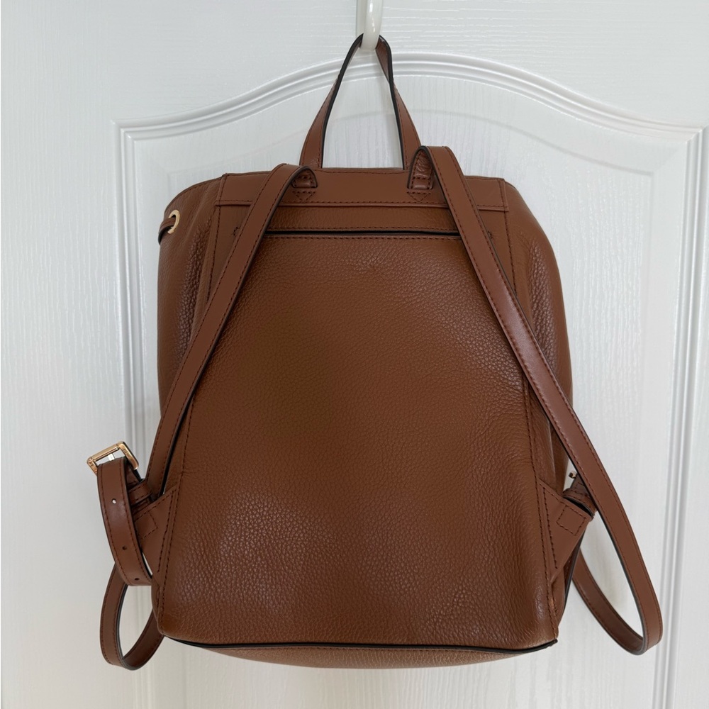 Michael Kors Tan Leather Backpack - Picture 3 of 3